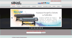 Desktop Screenshot of akad.com.br