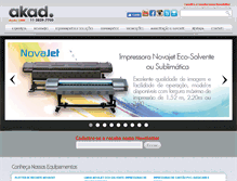 Tablet Screenshot of akad.com.br